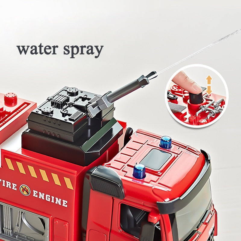 Rescue Mission Multifunctional Kids Large Fire Truck Toy