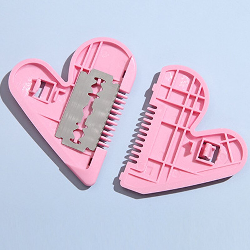 Heart Shape Hair Cutting Comb - Image 5