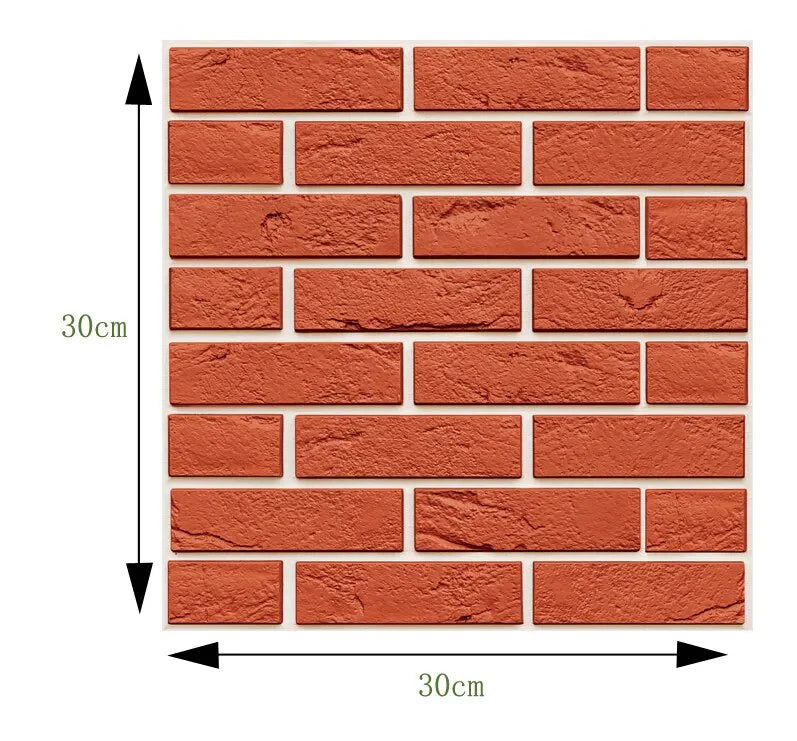 3D Wall Brick Pattern Decal - Image 13