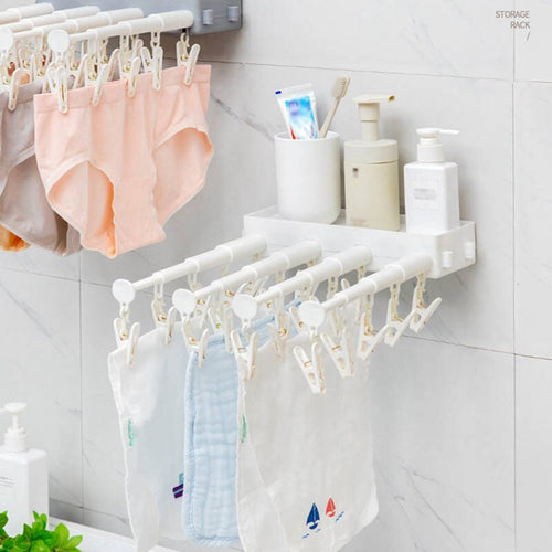 Wall-Mounted Retractable Drying Rack - Image 0