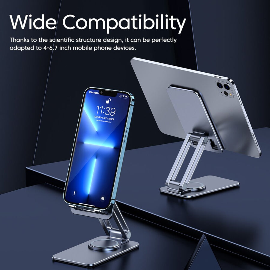 Universal Easy Fold Rotating Smartphone Holder - Image 2