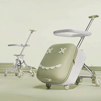 Hop On Kids Ride-On Travel Suitcase Stroller - Image 3