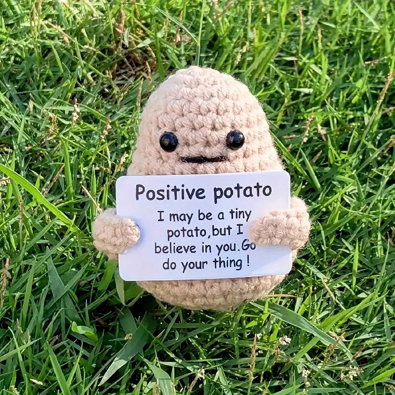 You Got This Mini Crochet Encouraging Desk Buddy Friend - Image 3