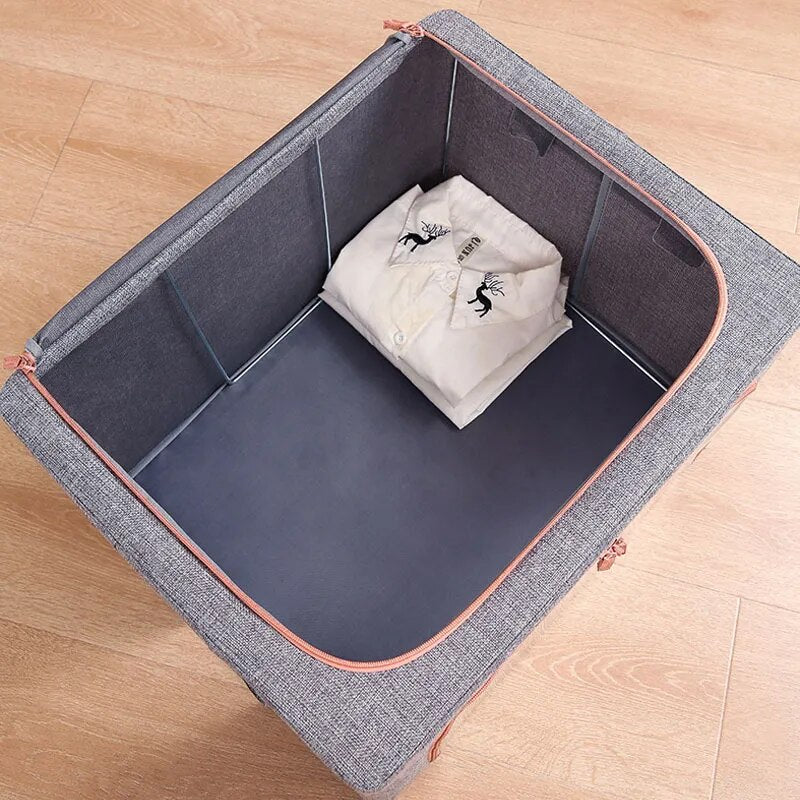 Foldable Storage Space-Saving Large Organizer Box - Image 3