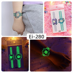 Luminous Temporary Tattoo Watch Sticker