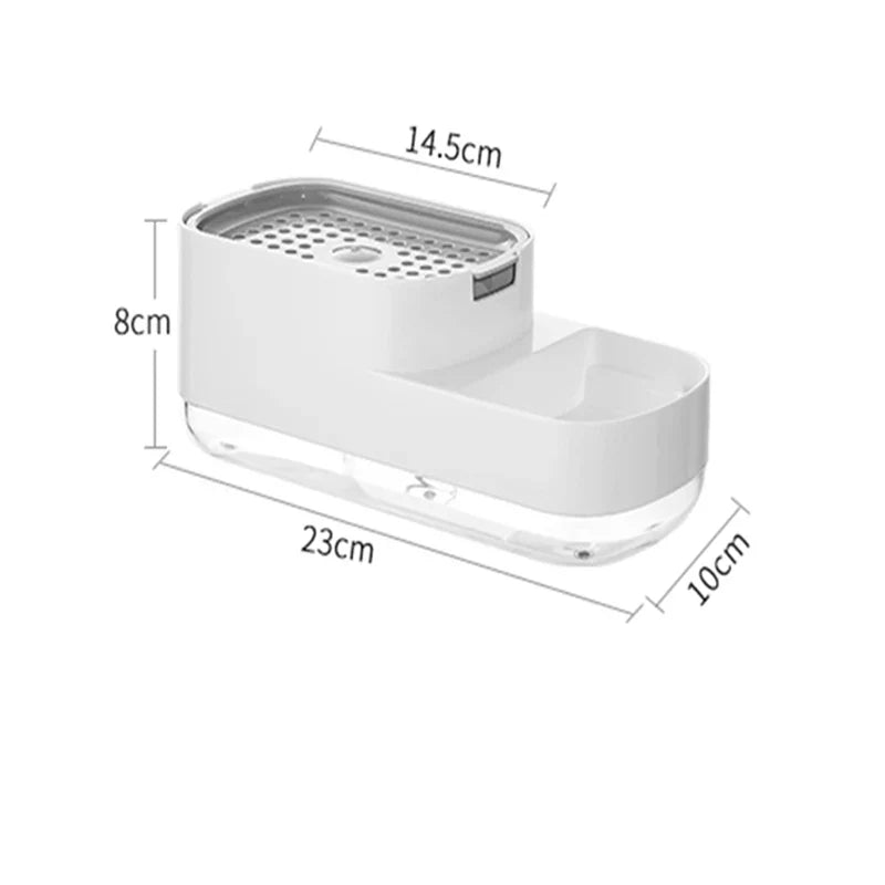 Sponge Rack Automatic Kitchen Soap Dispenser - Image 7