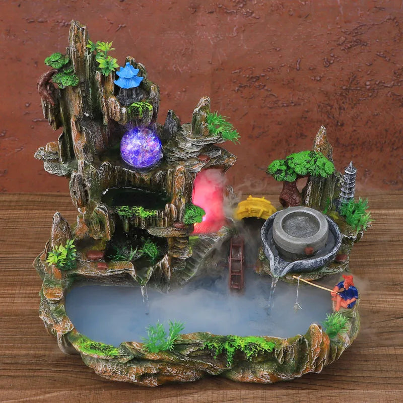 Mystic City Lucky Feng Water Circulation Small Home Decor - Image 4