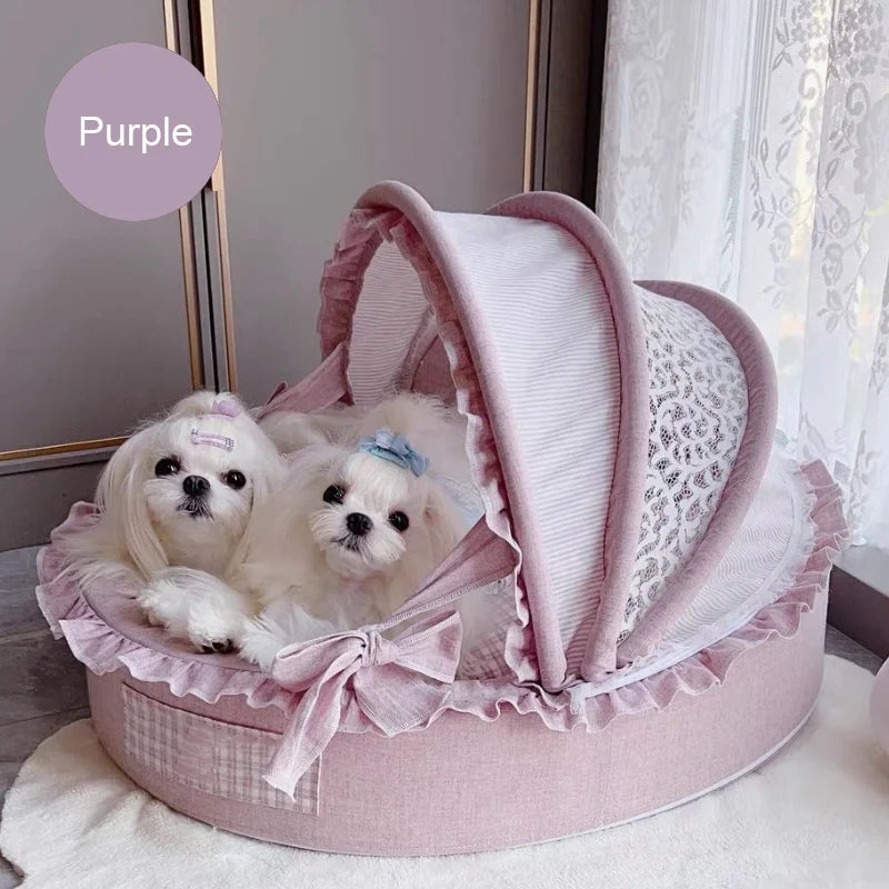 Cozy Throne Deluxe Pet Bed - Image 4