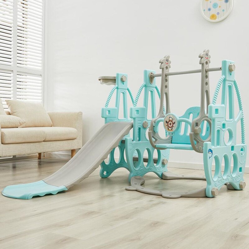 Kids Multifunctional Indoor Playground Slide Set - Image 5