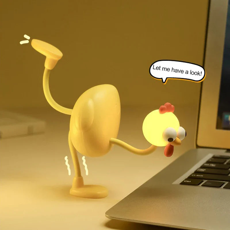 Crazy Chicken Character Night Lamp - Image 3