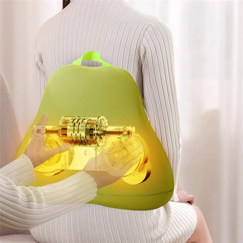 Ergonomic Back Support Heated Vibration Massager - Image 6