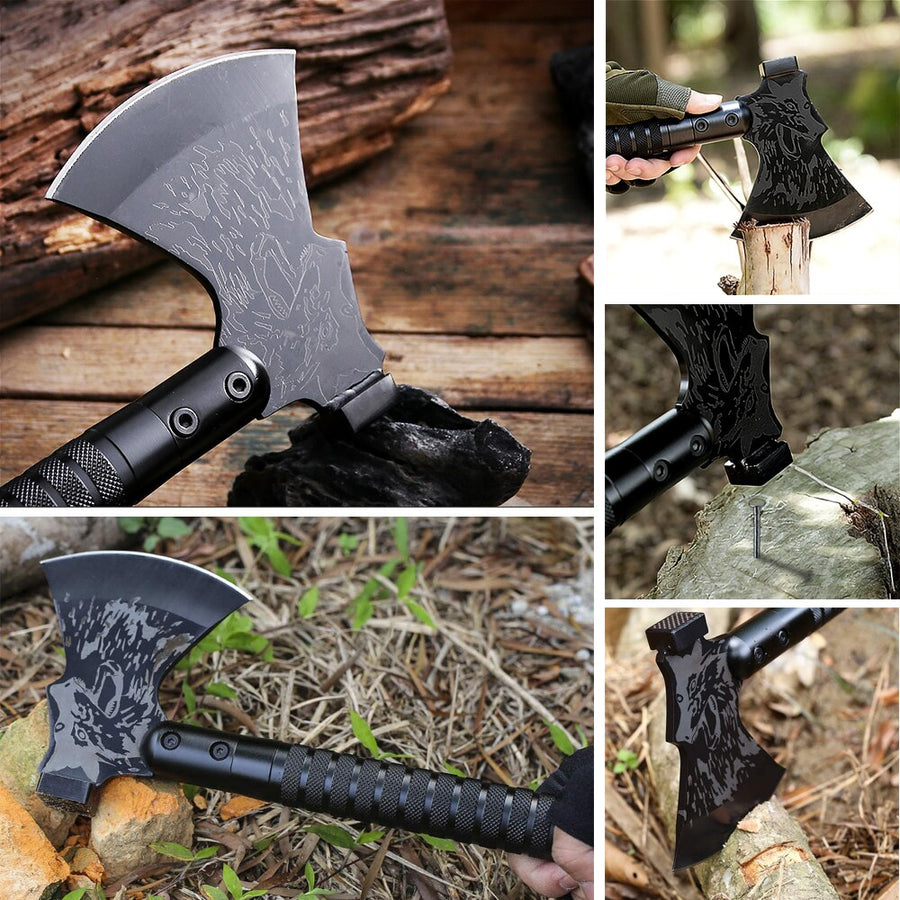Multi-Gear Foldable Survival Camping Axe - Image 1