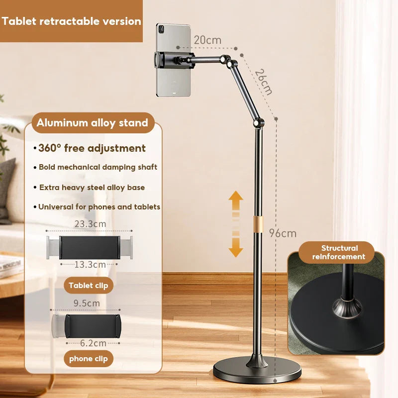 Multi-Angle Floor Flexible Stable Telescopic Stand · Mavigadget