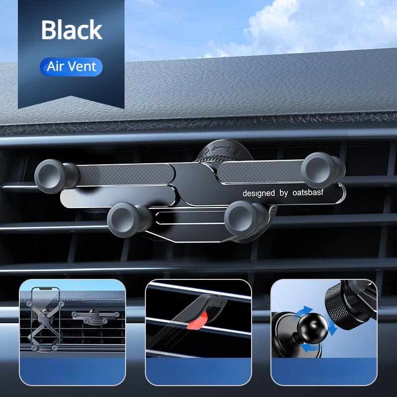 Invisible Rotatable Air Vent Mount Car Phone Holder - Image 8