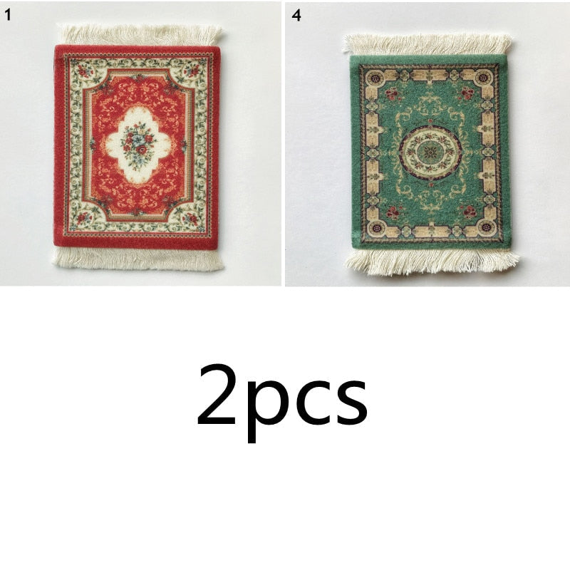 Mini Turkish Carpet Mug Coaster - Image 17