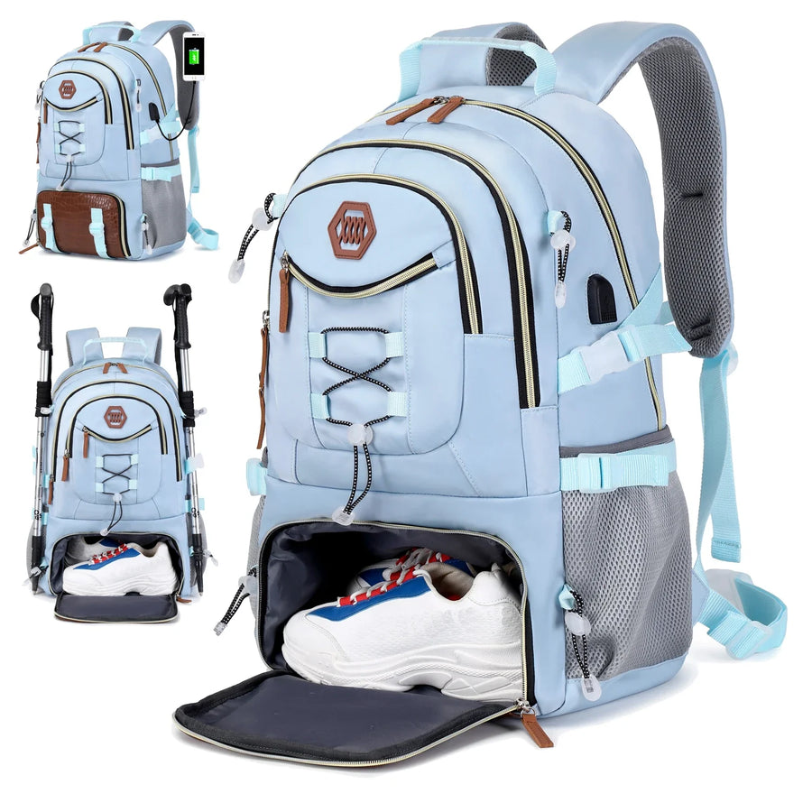 All-Weather Waterproof Large Capacity Hiking Backpack - Image 8