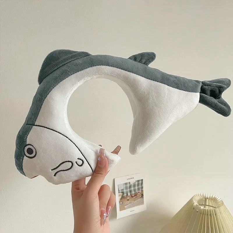 5Pcs Confused Fish Wash Headbands