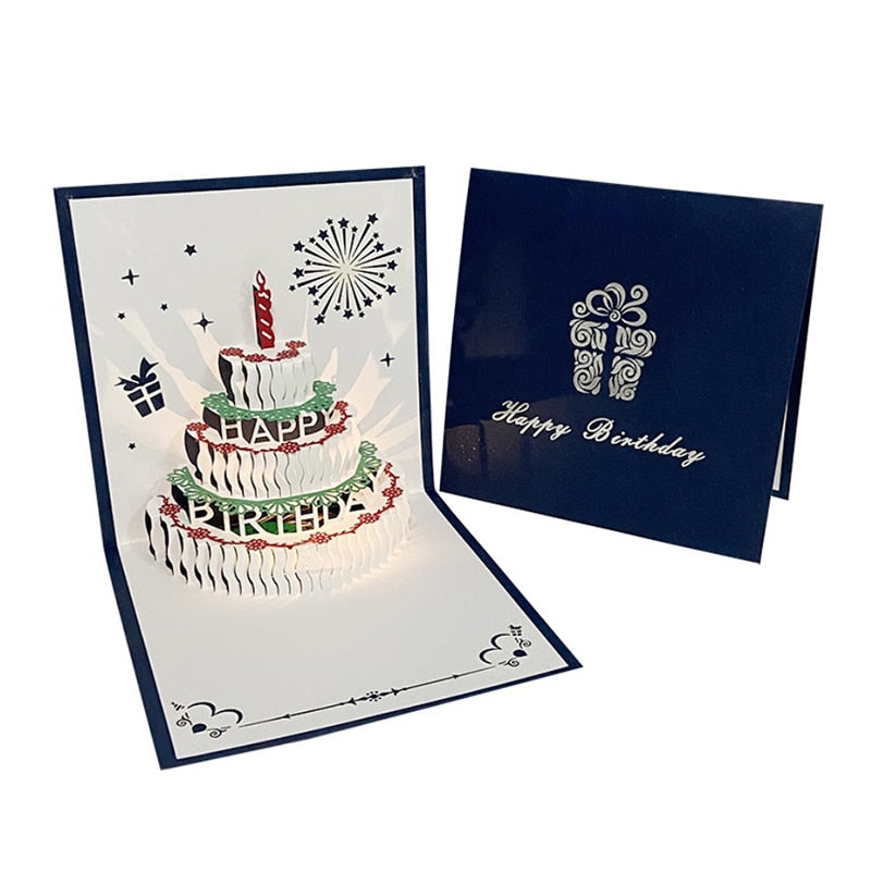 3D Birthday Music Happy Cake Cards - Image 7