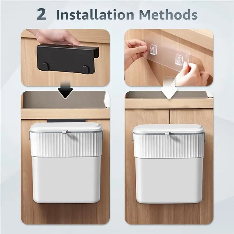Hands-Free Self Sealing Smart Trash Can - Image 3