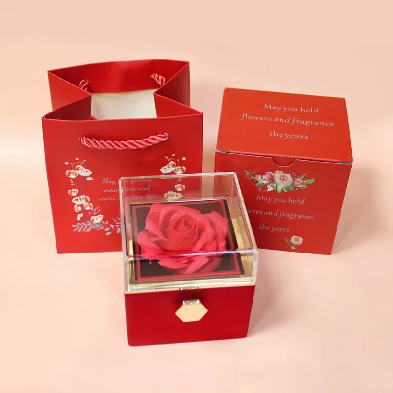 Eternal Rose Spin Display Jewelry Box - Image 7