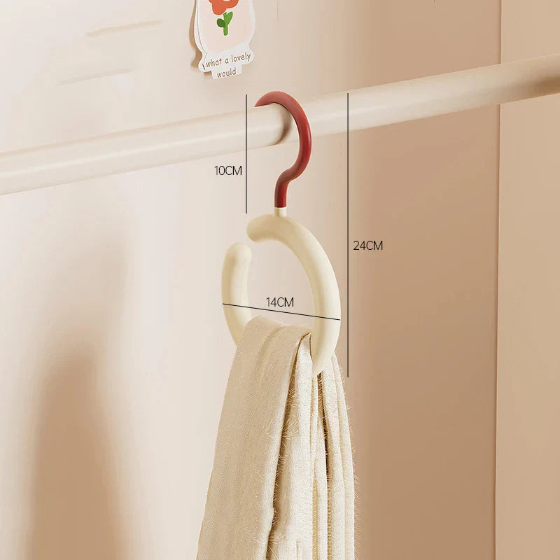2pcs Rotating Multi-Hook Closet Organizer  Hanger - Image 8