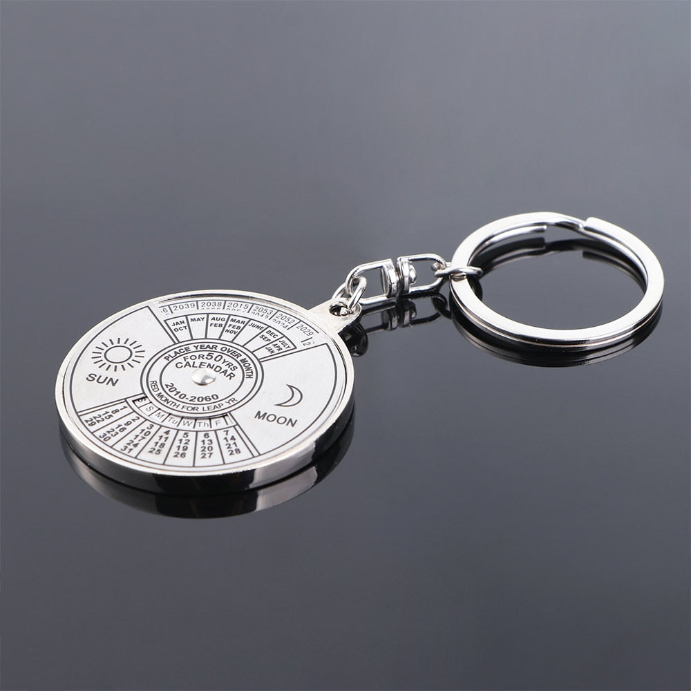 Creative Time Portal Mini Metal Calendar Keychain · Mavigadget