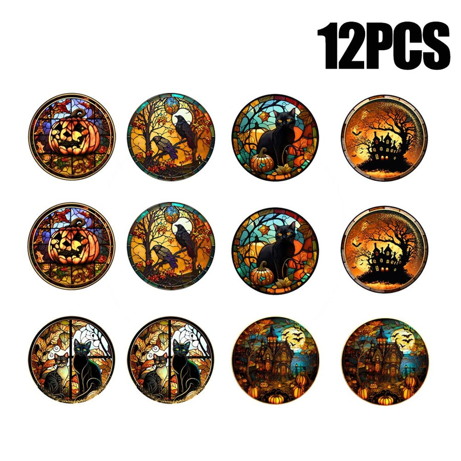 Spooky Window Halloween Removable Stickers - Image 6