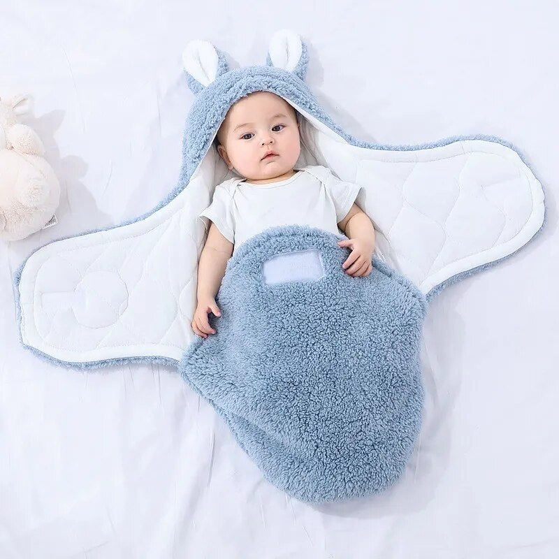 Bunny Bundle Baby Wrap Sleeping Bag