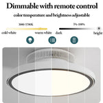 Modern Full Spectrum Invisible Blade LED Ceiling Fan Lamp