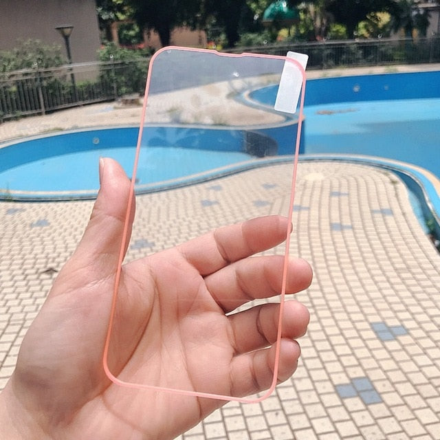 Full Cover Luminous Tempered Glass iPhone Screen Protector - Image 11