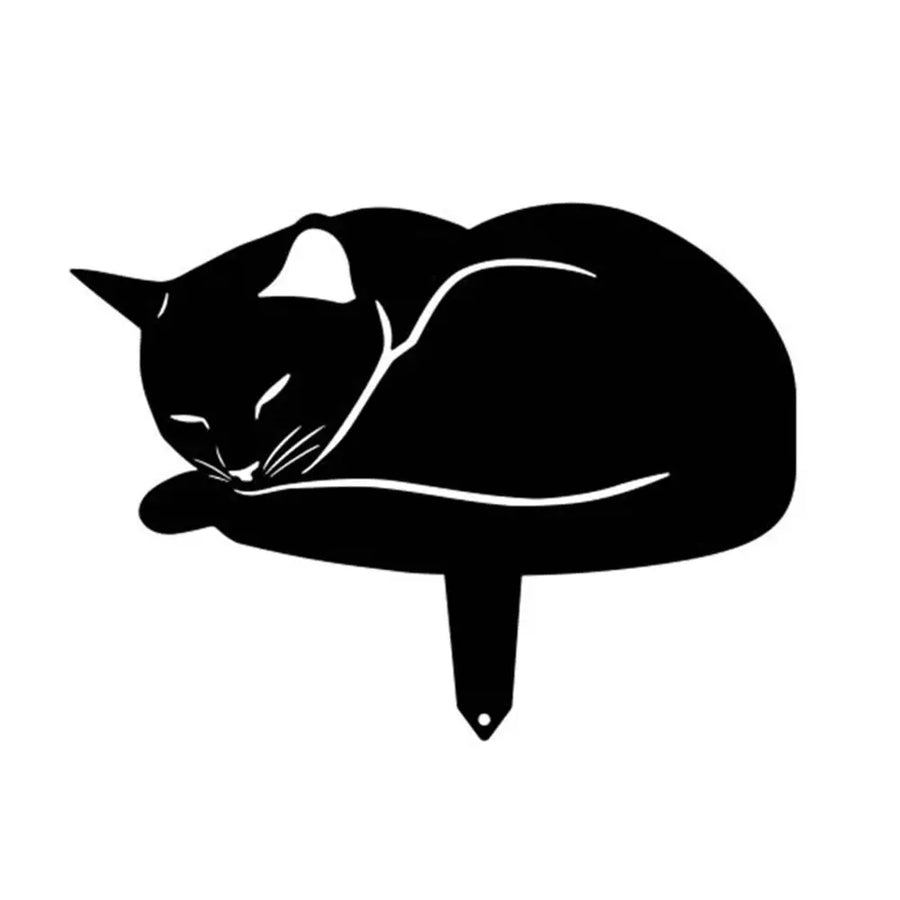 Mystical Black Cat Creative Garden Figure - Image 10