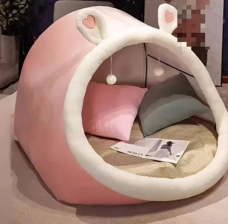 Rabbit Nest Comfy Plush Lazy House Tent - Image 3