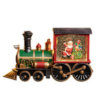 Santa Claus Christmas Train Music Box