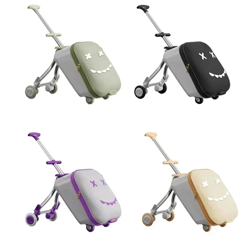 Hop On Kids Ride-On Travel Suitcase Stroller - Image 6