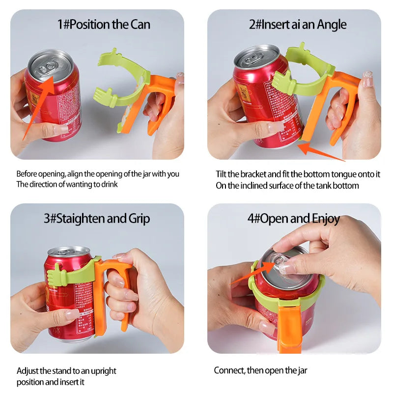 Easy-Grip Soda Can Drinking Handle Gadget - Image 3