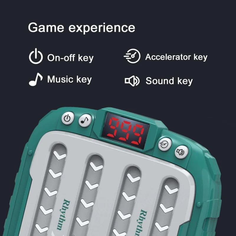 Music LED Rhythm Sound Reaction Handheld Puzzle Toy - Image 1
