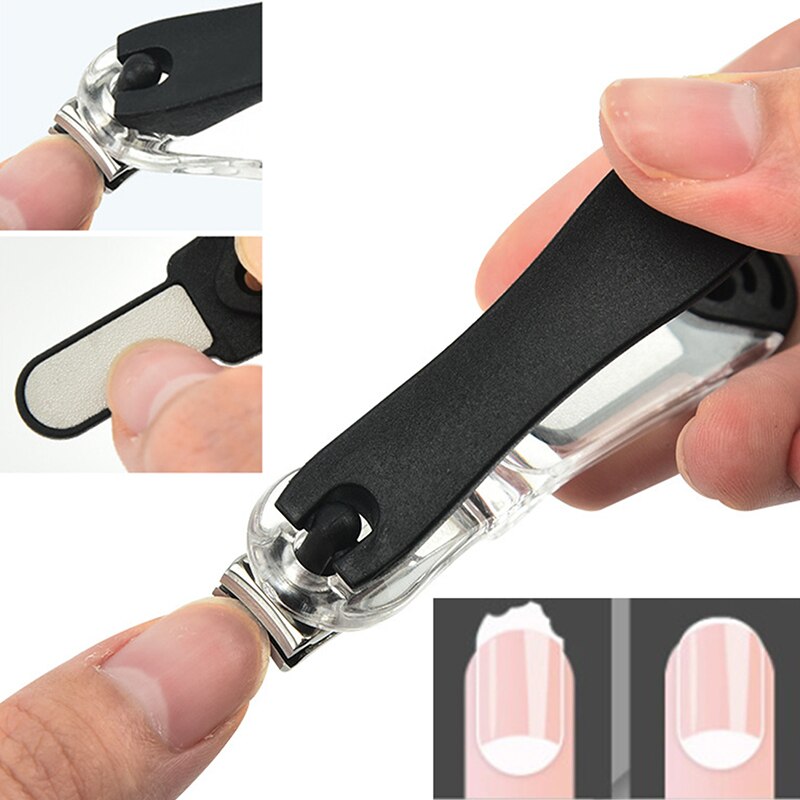 Stainless Steel Rotating Head Nail Clipper - Image 1
