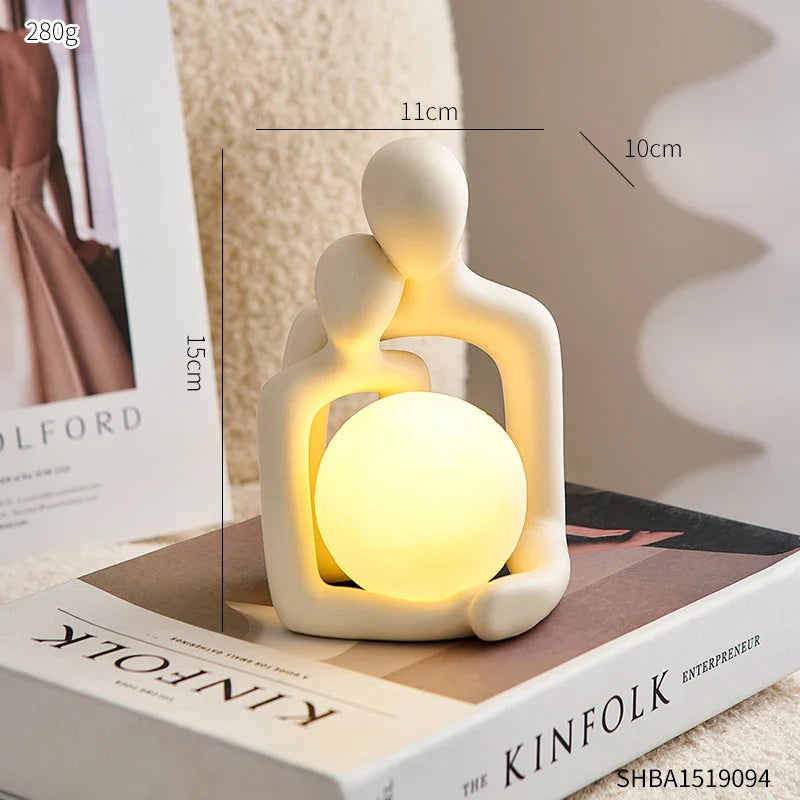 Eternal Bond Love Couple Night Decor Lamp - Image 6