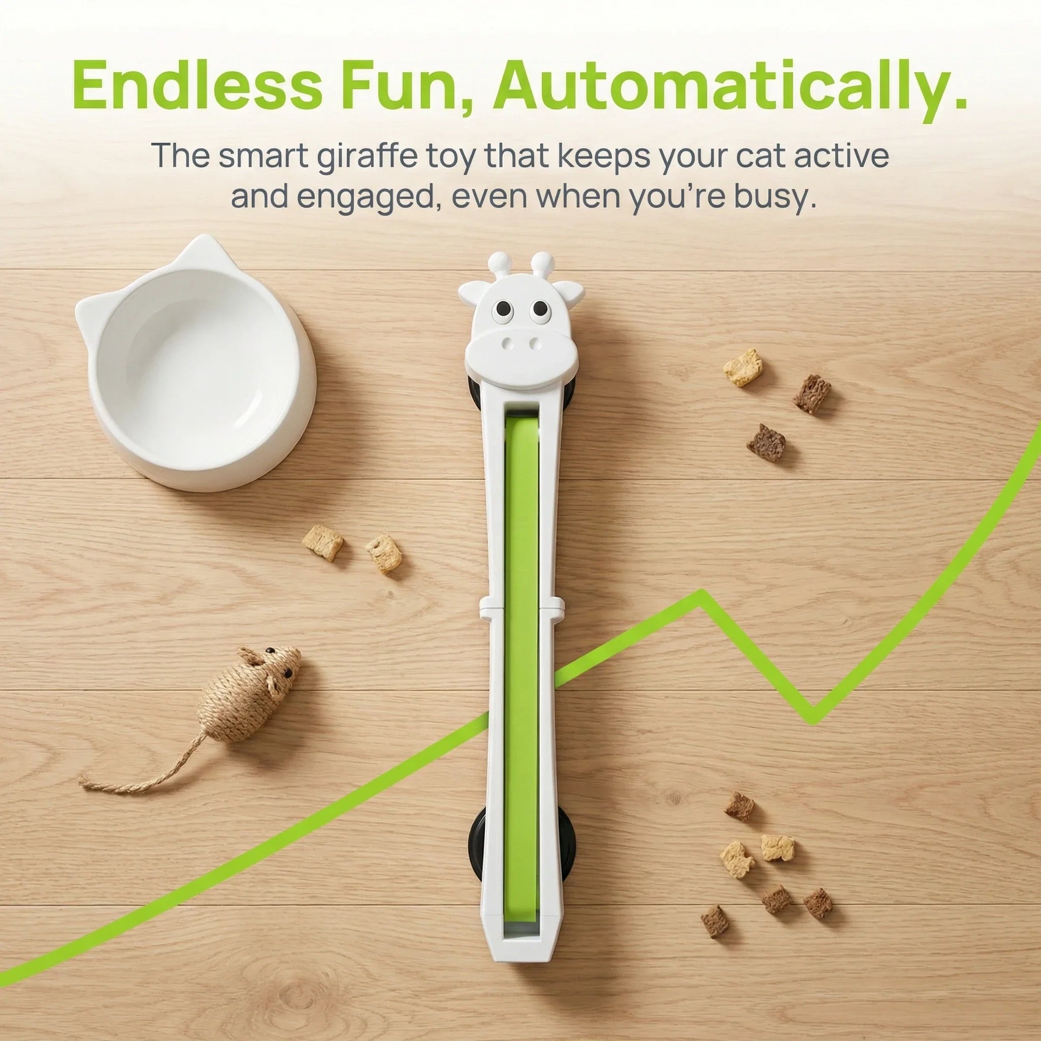 Never Stop Automatic Endless Play Cat Teaser Toy - Image 4