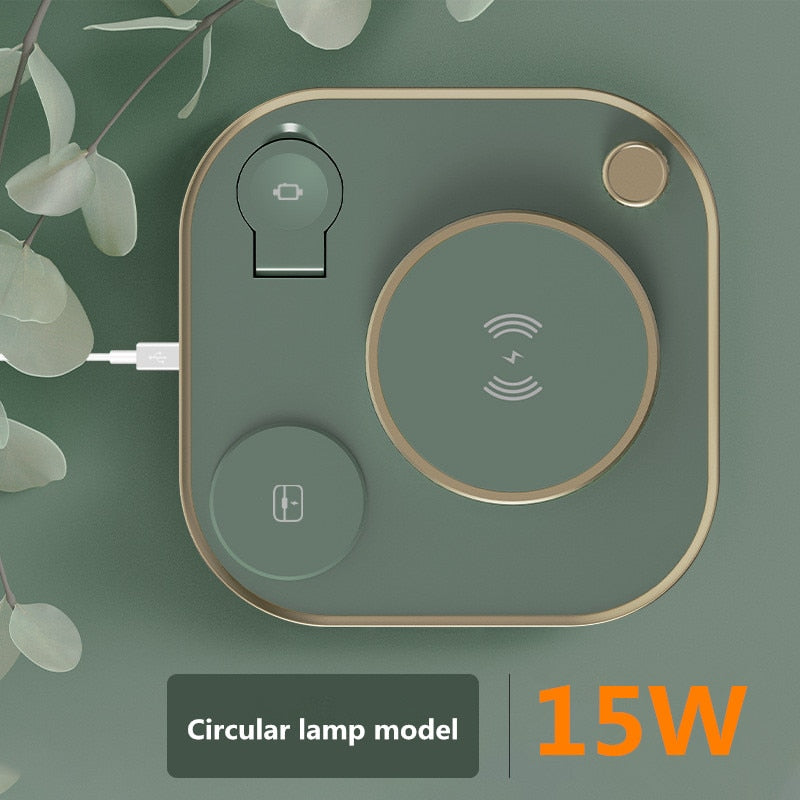 Glow Wireless Charger Station LED Desk Lamp - Image 4