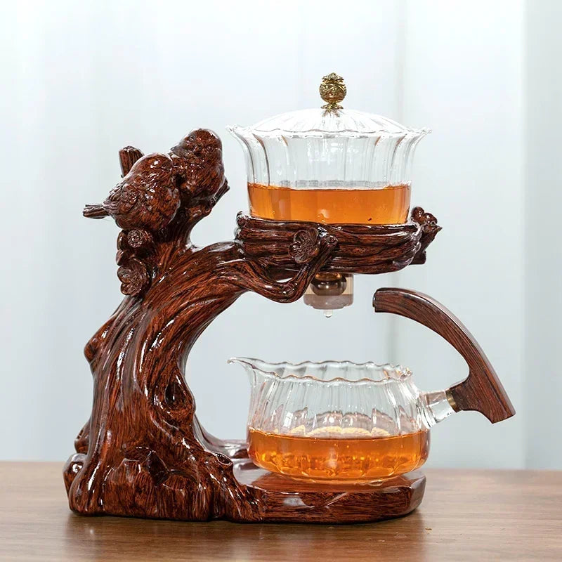 Nature Harmony Wooden Teapot - Image 2