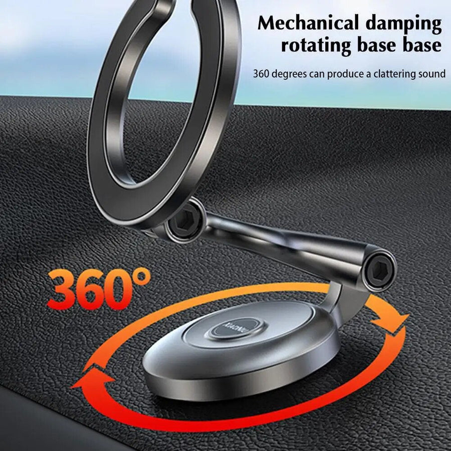 Adjustable Folding Magnetic Ring Car Phone Holder - Image 5
