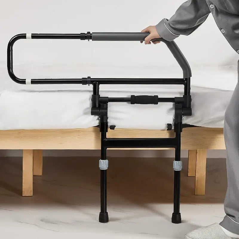Elderly Stand-Up Adjustable Folding Bedside Support Rail - Image 3