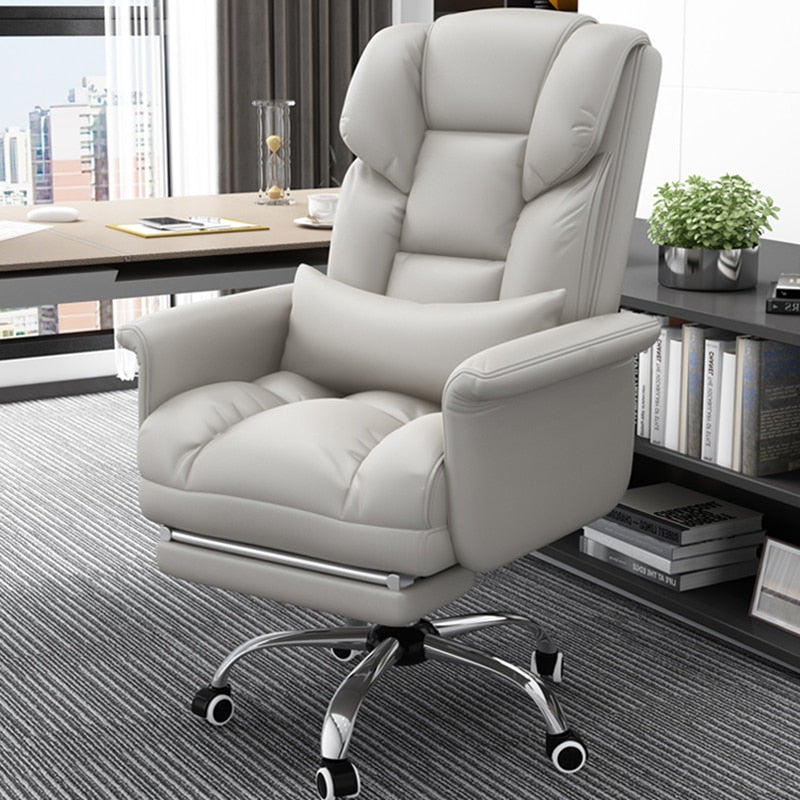 Office Comfort Adjustable Leather Comfy Chair - Image 0