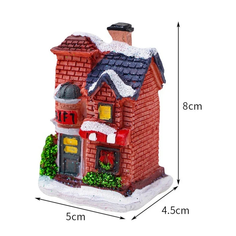 Winter Dreams LED Christmas House Figurines - Image 5