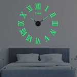 3D Luminous Silent Wall Clock