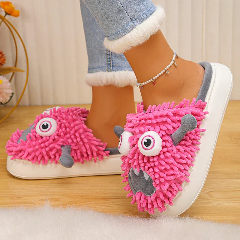 Silly Monster Plush Slippers - Image 8