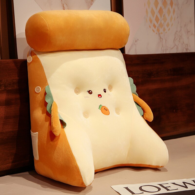 Cozzy Cuddles Toast Bread Plush Seat Pillows - Image 7