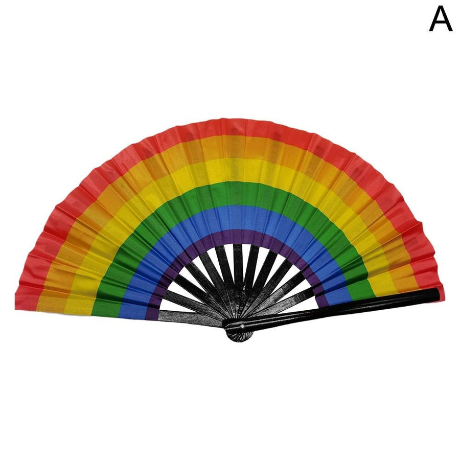 Reflective Japanese Style Folding Hand Fan - Image 10