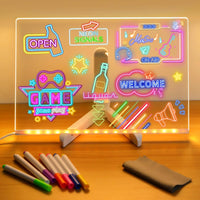 Bright Story Neon Sketch Drawing Board - Image 7